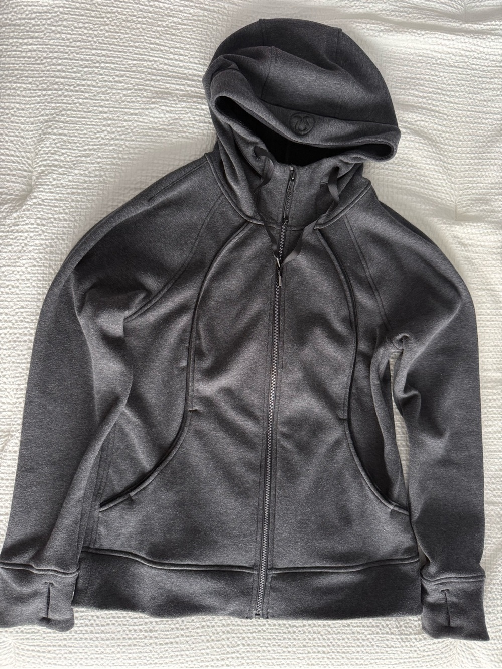Lululemon Women’s Charcoal Gray Full-Zip Hoodie